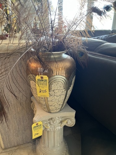 VASE - COPPER / GOLD / STONE-LIKE