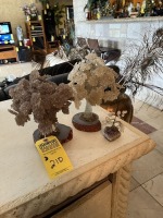 STONE & CRYSTAL TREES ON STONE BASES