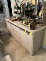 STONE-LOOK BUFFET - 75''W x 2'D x 3'H