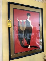 FRAMED & MATTED POSTER - ERTE - FASHION FEMALE