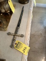ORNATE DAGGER WITH SHEATH - MADE IN SPAIN - 18''
