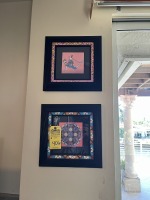 FRAMED & MATTED ARTWORK - 13''x13''