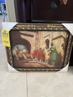 FRAMED PICTURE - PEOPLE DANCING