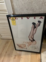 FRAMED ARTWORK - OLIVIA - NUDE