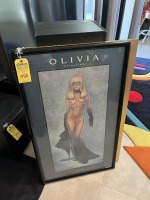 FRAMED ARTWORK - OLIVIA - NUDE - MASQUERADE