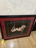 FRAMED ARTWORK - OLIVIA ONE WOMAN EXHIBITION 1995 - NUDE