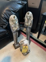 MIRRORED PHARAOH DECOR