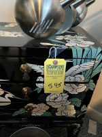 ORIENTAL LACQUER CHEST WITH 3 DRAWERS