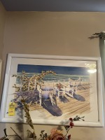 FRAMED PRINT - BEACH - BY KATHLEEN DENIS
