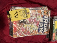 ASSORTED MARVEL COMIC BOOKS - IRONMAN, GAMBIT, ETC - ALL IN SLEEVES (EXCELLENT CONDITION)