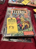 ASSORTED MARVEL COMIC BOOKS - ETERNALS, NAMOR, ETC - ALL IN SLEEVES (EXCELLENT CONDITION)