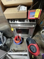 FRIGIDAIRE STAINLESS STEEL FLAT TOP STOVE / OVEN
