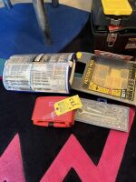 ASSORTED TOOLS - TOOL SETS, DRILL BITS, SCREWS, RATCHET, SOCKETS, ETC