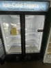 MIGALI C-49FM-HCe FREEZER - 2 GLASS DOORS / 8 SHELVES / 115V / 60Hz / 1 PHASE - SERIAL No. 003220627092C0010 - 2