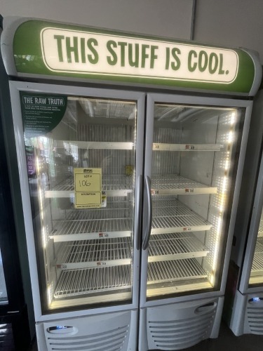 MINUS FORTY 44-UDGF-X1-PSP FREEZER - 2 GLASS DOORS / 8 SHELVES / 115V / 60Hz / 8.6A / 1 PHASE - SERIAL No. 175258
