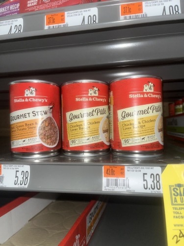 CANS DOG FOOD - STELLA & CHEWY