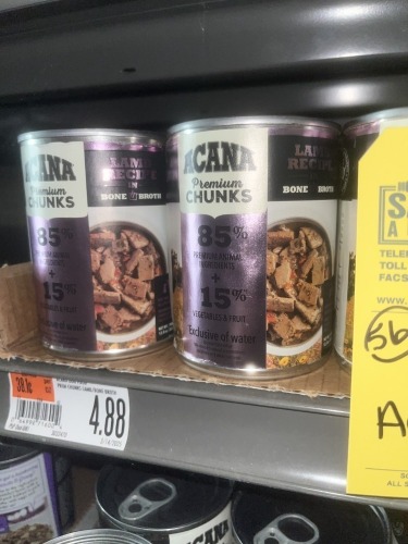 CANS DOG FOOD - ACANA