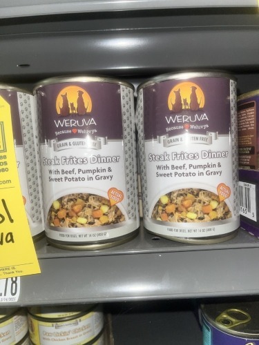 CANS DOG FOOD - WERUVA