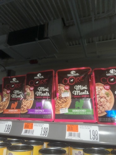 SINGLE-SERVE CONTAINERS DOG FOOD - CESAR / WELLNESS CORE MINI MEALS