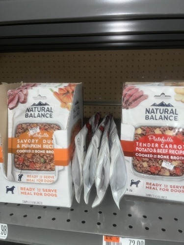 SINGLE-SERVE POUCHES DOG FOOD - NATURAL BALANCE