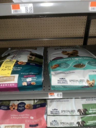 BAGS DOG FOOD - NATURAL BALANCE - 12LB