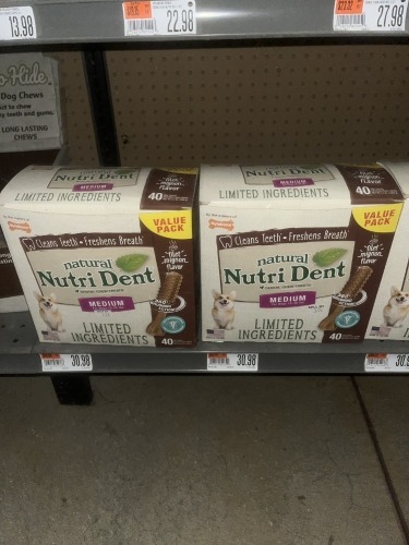 LARGE BOXES DOG TREATS - NYLABONE NUTRIDENT