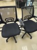 ASSORTED BLACK ROLLING OFFICE CHAIRS