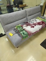 GRAY FABRIC FUTON