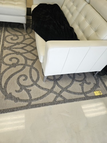 GRAY & BEIGE RUGS - 63''x89''