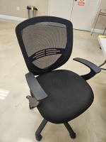 ASSORTED BLACK ROLLING OFFICE CHAIRS