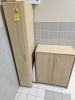 ASSORTED - 2- ASSORTED CABINETS / 1- SHELVING UNIT