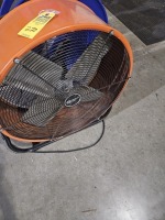ORANGE COMMERCIAL ELECTRIC BARREL FAN - 26''