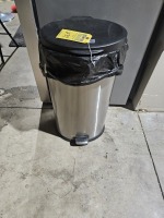 STAINLESS STEEL TRASH CAN