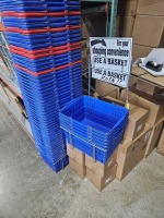 BLUE & RED BASKETS WITH 2 HOLDERS (NEAR 210)