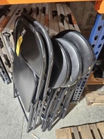 ASSORTED - 2- FOLDING CHAIRS / 3- FOLDING STOOLS