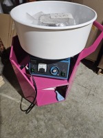 PINK FLYING COTTON CANDY MACHINE ON WHEELS (LIKE NEW)