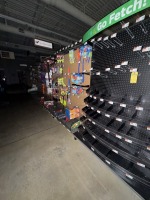 SECTIONS GONDOLA SHELVING - DOUBLE SIDED - 2 END CAPS - WITH ACCESSORIES - 4' WIDE SECTIONS x 6.5' HIGH