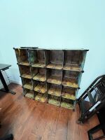 PLASTIC CUBBY WITH 16 HOLES
