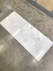 SQ. FT. - 12 x 24 White Carrara (12 x 24 White Carrara Marble Tiles_ Polished Lot CB1224-1P)