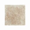 SQ. FT. - 4 x 4 Classic Light (4 x 4 Ivory Travertine Tumbled UK-L144)