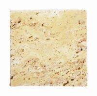 SQ. FT. - 4 x 4 Gold (4 x 4 Gold Travertine Tumbled Lot 403)