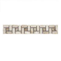PIECES - Yukon Cappuccino (Yukon Border_ Cappuccino Marble Mini Spiral UK-K305 - 2''x12'')
