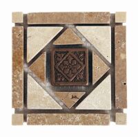 PIECES - Zeugma Noche (Zeugma _ Noche Antique 4x4 Inserts UK-N402)