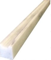 PIECES - Canal Slim_ White Carrara (Canal Slim Moulding_ White Carrara Marble_ 3/4''x3/4''x12'' UK-M506)
