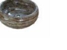 VS0012 Vessel Sink (UK0012 Vessel Sink Natural Stone Travertine Noche Dia 13" x 6" high)