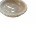 VS0018 Vessel Sink (UK0018 Vessel Sink Natural Stone Travertine Dia 15" x 7" high)
