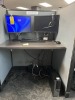 LOT - 2- DELL 20'' MONITORS / APC BATTERY BACKUP / KEYBOARD / MOUSE / HEADPHONES