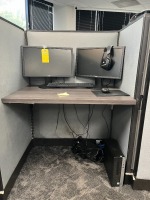 LOT - 2- ACER 20'' MONITORS / APC BATTERY BACKUP / KEYBOARD / MOUSE / HEADPHONES