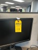 LOT - 2- DELL 20'' MONITORS / APC BATTERY BACKUP / KEYBOARD / MOUSE / HEADPHONES - 2