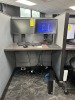 LOT - 2- DELL 20'' MONITORS / APC BATTERY BACKUP / KEYBOARD / MOUSE / HEADPHONES